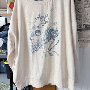 Après Ski Graphic Cream Sweater